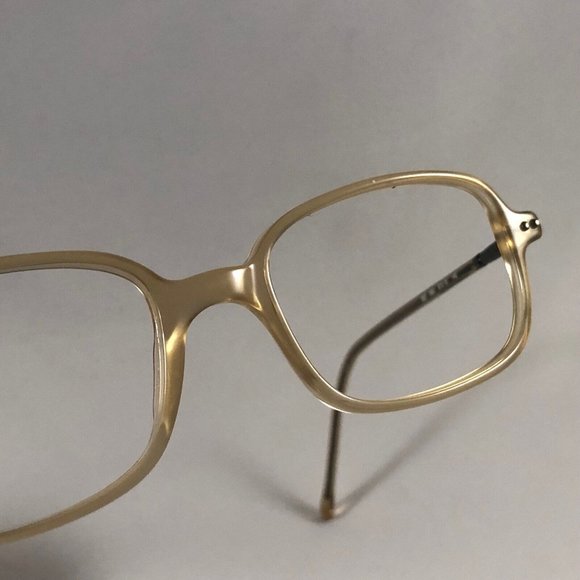 Vintage Giorgio Armani 387 083 Eyeglass Frame Clear Square Retro 51-18-140 Italy - Picture 4 of 11